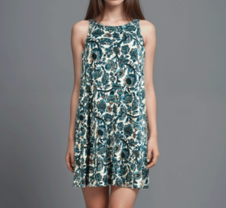 women's model wear a beautiful tank top
