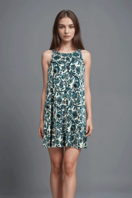 women's model wear a beautiful tank top