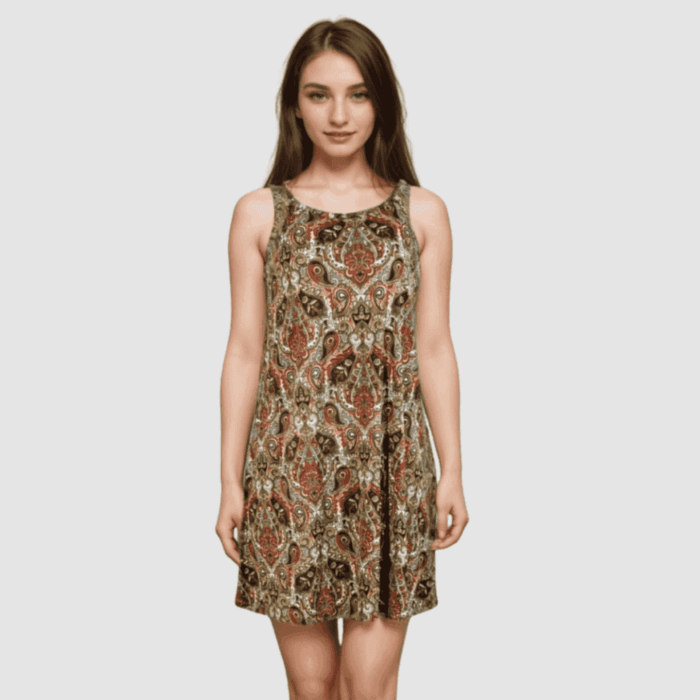 Women’s Floral Polyester Tank Top – Lightweight & Stylish - Image 3