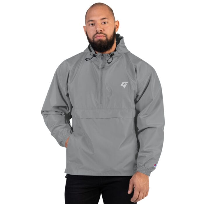Embroidered Champion Packable Jacket - Image 5
