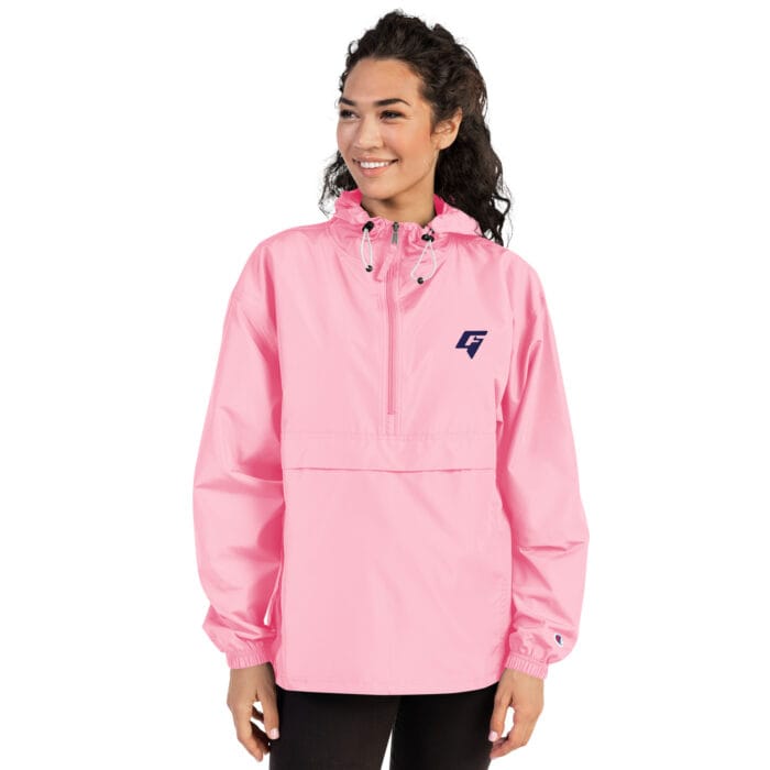 Embroidered Champion Packable Jacket - Image 8