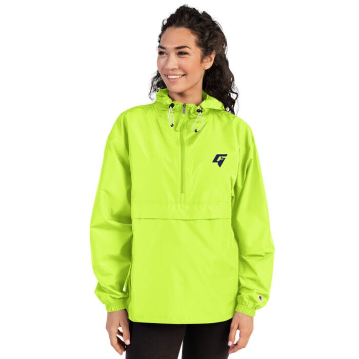 Embroidered Champion Packable Jacket - Image 10