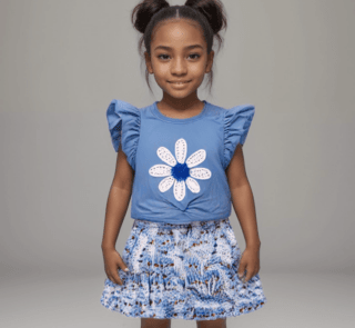 Kids Polyester Solid Top & Bottom Set – Soft, Comfortable & Stylish