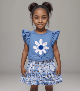 Kids Polyester Solid Top & Bottom Set – Soft, Comfortable & Stylish
