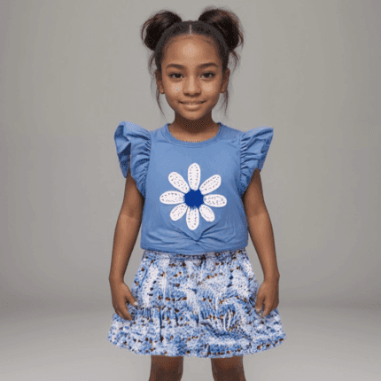Kids Polyester Solid Top & Bottom Set – Soft, Comfortable & Stylish