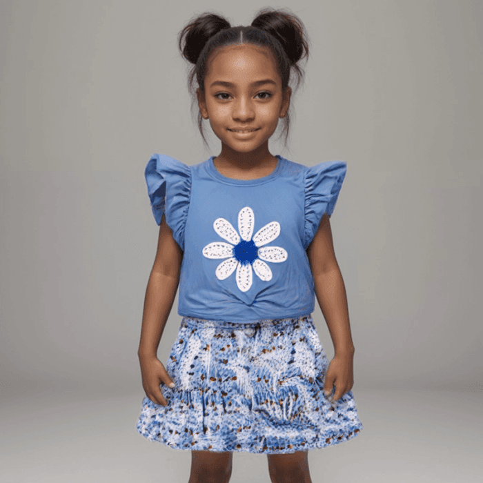 Kids Polyester Solid Top & Bottom Set – Soft, Comfortable & Stylish