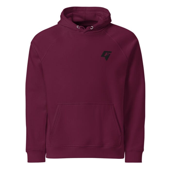 Unisex eco raglan hoodie - Image 5