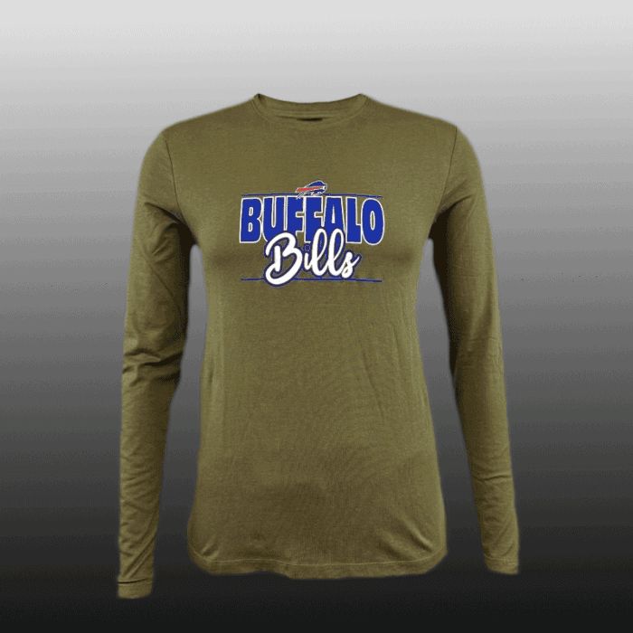 Vintage Buffalo Bill Print Full Sleeve T-Shirt | 100% Cotton Unisex Tee | Western Retro Style