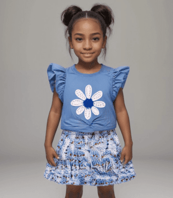 Kids Polyester Solid Top & Bottom Set – Soft, Comfortable & Stylish