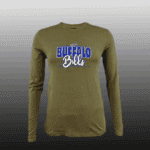 Vintage Buffalo Bill Print Full Sleeve T-Shirt | 100% Cotton Unisex Tee | Western Retro Style