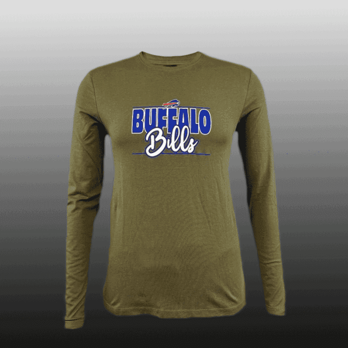 Vintage Buffalo Bill Print Full Sleeve T-Shirt | 100% Cotton Unisex Tee | Western Retro Style